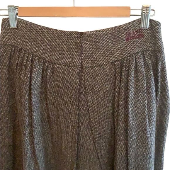 Vintage Sport Missoni Tweed Wool Blend Pleated Midi Skirt Gray Multicolor Fleck - Picture 12 of 13